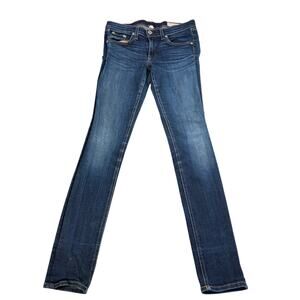 Rag & bone womens skinny dark wash jeans, no distress. Size 27. denim